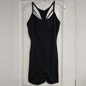 Gymshark Black Strappy All In One Jersey Playsuit Size Medium